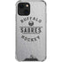 NHL Buffalo Sabres Black Text iPhone 14 Plus Clear Case