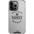 NHL Buffalo Sabres Black Text iPhone 14 Pro Clear Case