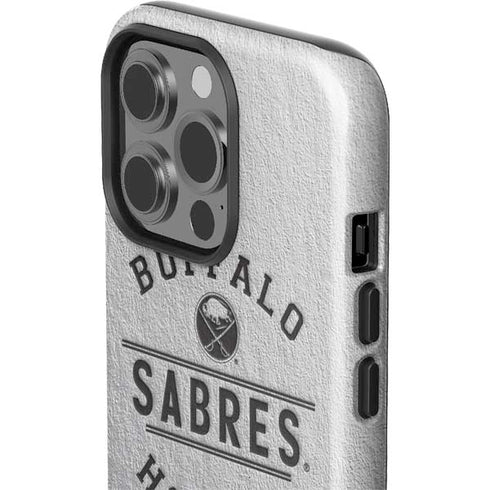 NHL Buffalo Sabres Black Text iPhone 15 Pro Impact Case