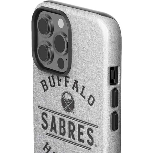 NHL Buffalo Sabres Black Text iPhone 15 Pro Max Impact Case