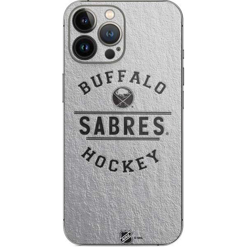 NHL Buffalo Sabres Black Text iPhone 14 Pro Max Skin