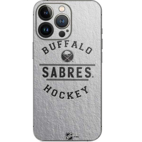 NHL Buffalo Sabres Black Text iPhone 14 Pro Skin