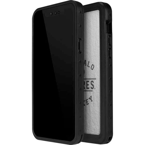 NHL Buffalo Sabres Black Text iPhone 15 Pro Waterproof Case