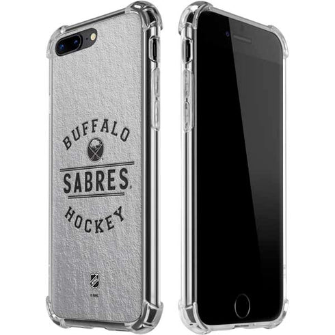NHL Buffalo Sabres Black Text iPhone 7/8 Plus Clear Case