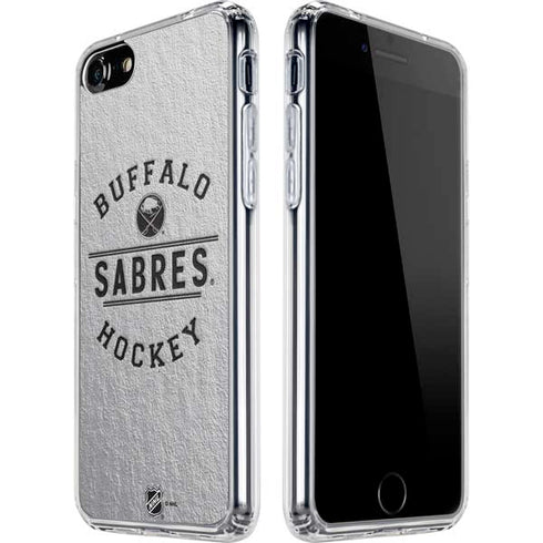 NHL Buffalo Sabres Black Text iPhone SE (2nd & 3rd Gen) Clear Case