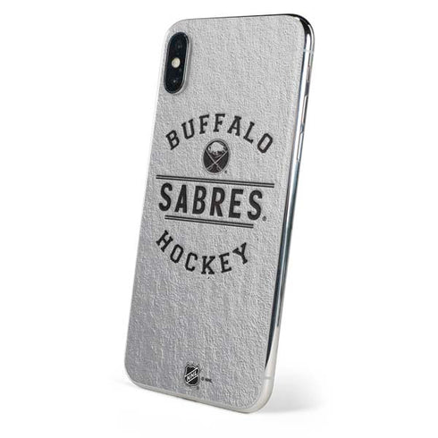 NHL Buffalo Sabres Black Text iPhone X Skin