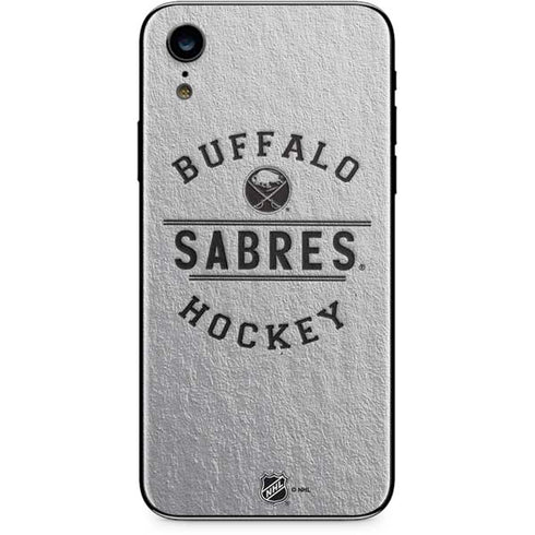 NHL Buffalo Sabres Black Text iPhone XR Skin