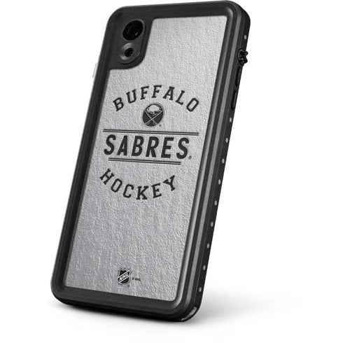 NHL Buffalo Sabres Black Text iPhone XR Waterproof Case