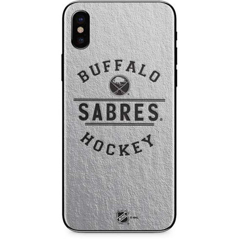 NHL Buffalo Sabres Black Text iPhone XS Max Skin
