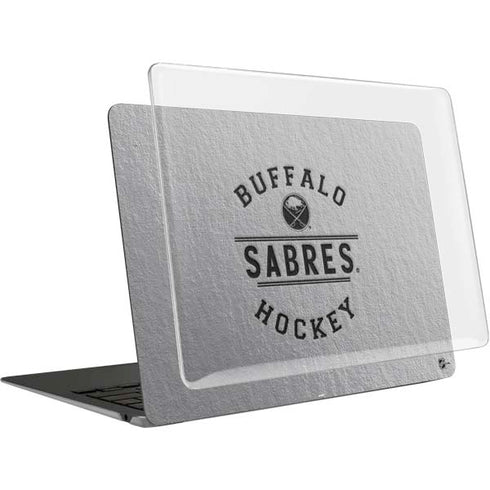 NHL Buffalo Sabres Black Text MacBook Air 15in (2023-2025) Case plus Skin
