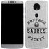NHL Buffalo Sabres Black Text Moto E5 Plus Skin