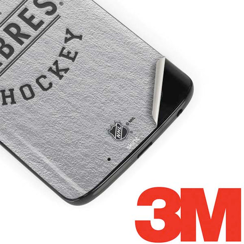 NHL Buffalo Sabres Black Text Moto G6 Skin