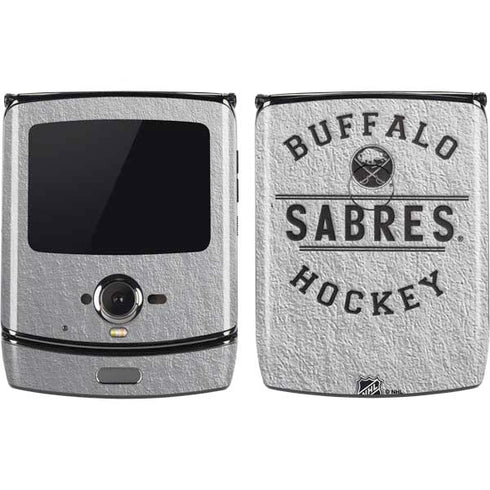 NHL Buffalo Sabres Black Text Motorola RAZR Skin