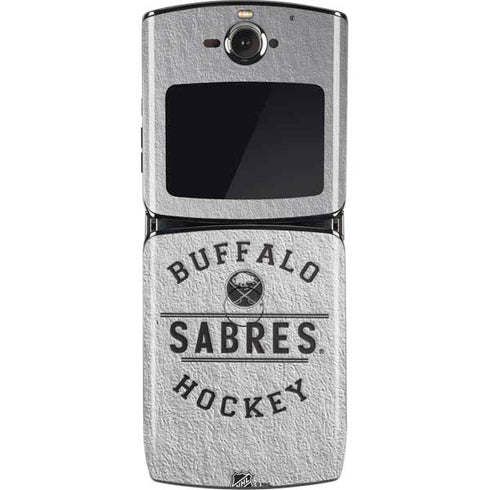 NHL Buffalo Sabres Black Text Motorola RAZR Skin