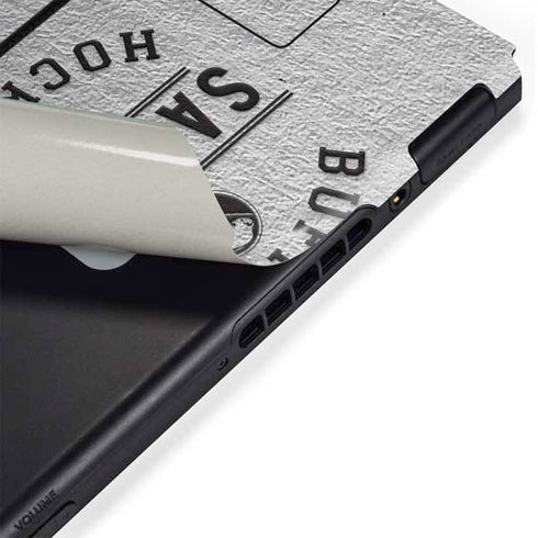 NHL Buffalo Sabres Black Text Nintendo Switch Bundle Skin