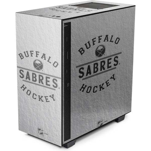 NHL Buffalo Sabres Black Text NZXT H510 Compact ATX Mid-Tower Case Skin