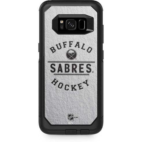 NHL Buffalo Sabres Black Text Otterbox Commuter Galaxy Skin