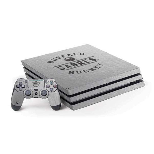NHL Buffalo Sabres Black Text PS4 Pro Bundle Skin