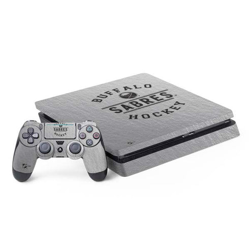 NHL Buffalo Sabres Black Text PS4 Slim Bundle Skin