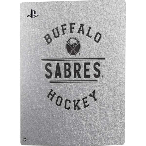 NHL Buffalo Sabres Black Text PS5 Digital Edition Console Skin