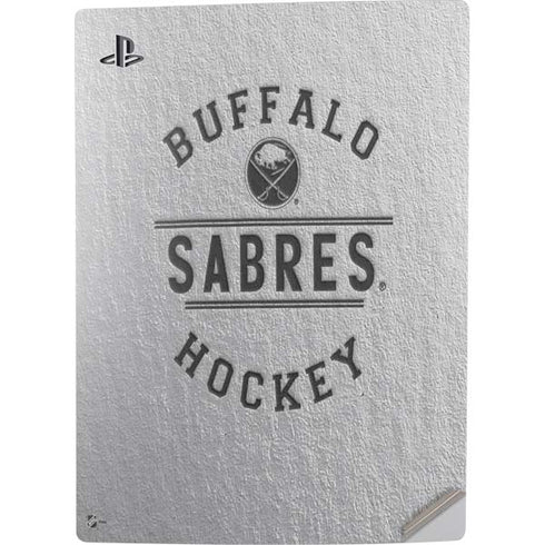 NHL Buffalo Sabres Black Text PS5 Digital Edition Console Skin