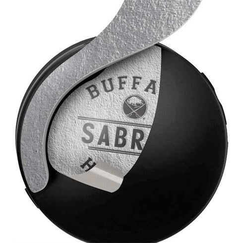 NHL Buffalo Sabres Black Text PULSE 3D Wireless Headset for PS5 Skin