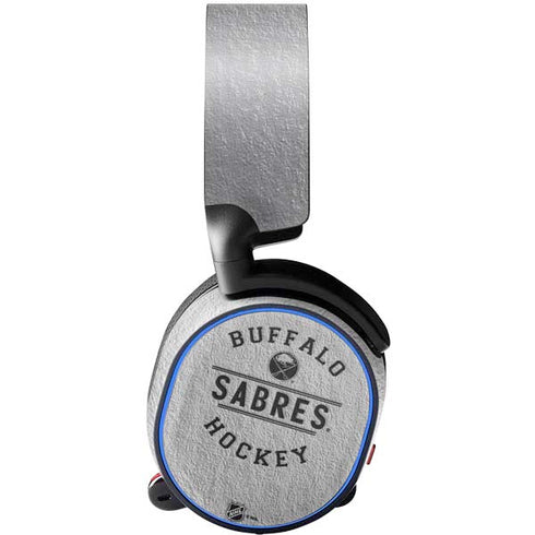 NHL Buffalo Sabres Black Text SteelSeries Arctis 5 Skin