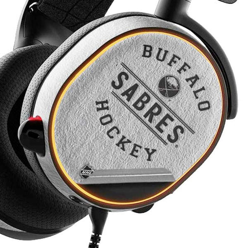 NHL Buffalo Sabres Black Text SteelSeries Arctis 5 Skin