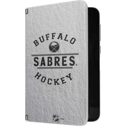 NHL Buffalo Sabres Black Text Surface Duo Skin
