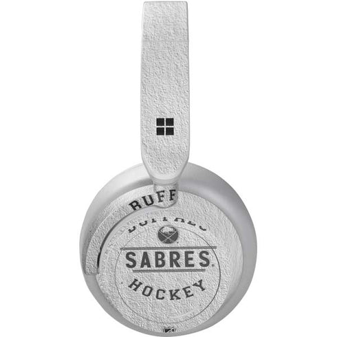 NHL Buffalo Sabres Black Text Surface Headphones Skin