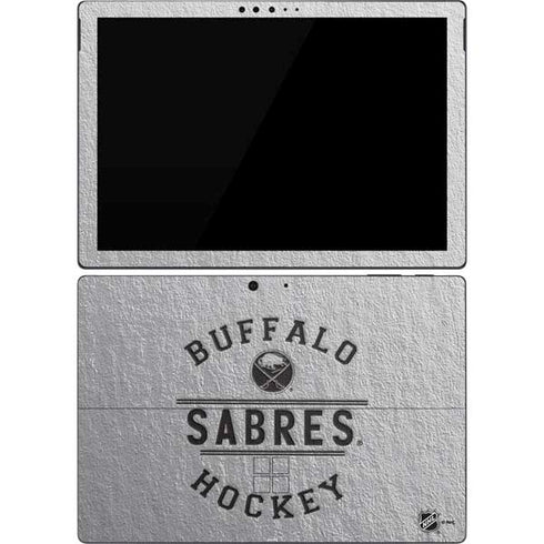 NHL Buffalo Sabres Black Text Surface Pro 7 Skin