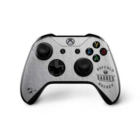 NHL Buffalo Sabres Black Text Xbox One X Controller Skin