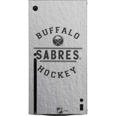 NHL Buffalo Sabres Black Text Xbox Series X Console Skin