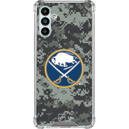 NHL Buffalo Sabres Camo Galaxy A13 5G Clear Case