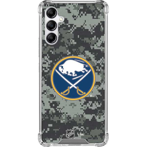 NHL Buffalo Sabres Camo Galaxy A14 5G Clear Case