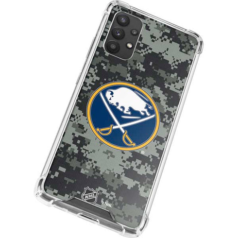 NHL Buffalo Sabres Camo Galaxy A32 5G Clear Case
