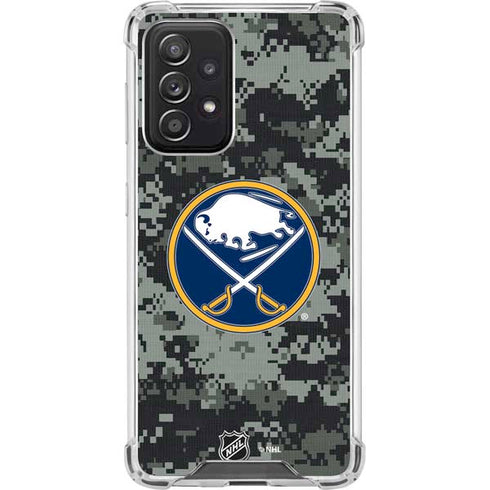 NHL Buffalo Sabres Camo Galaxy A52 5G Clear Case