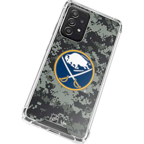 NHL Buffalo Sabres Camo Galaxy A52 5G Clear Case
