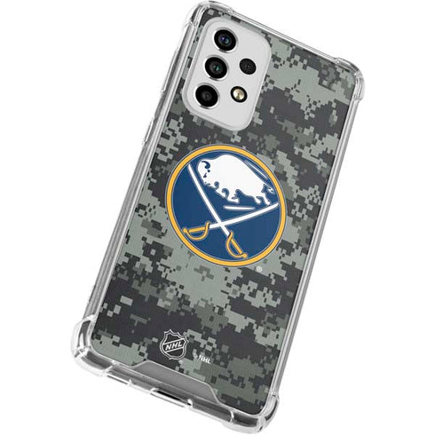 NHL Buffalo Sabres Camo Galaxy A53 5G Clear Case