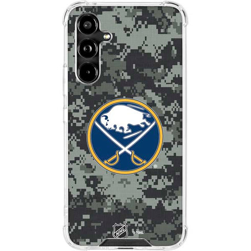 NHL Buffalo Sabres Camo Galaxy A54 5G Clear Case