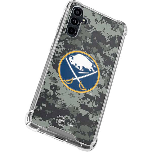 NHL Buffalo Sabres Camo Galaxy A54 5G Clear Case