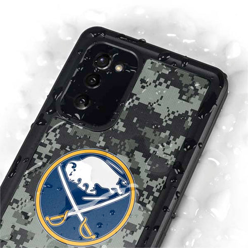 NHL Buffalo Sabres Camo Galaxy Note20 5G Waterproof Case