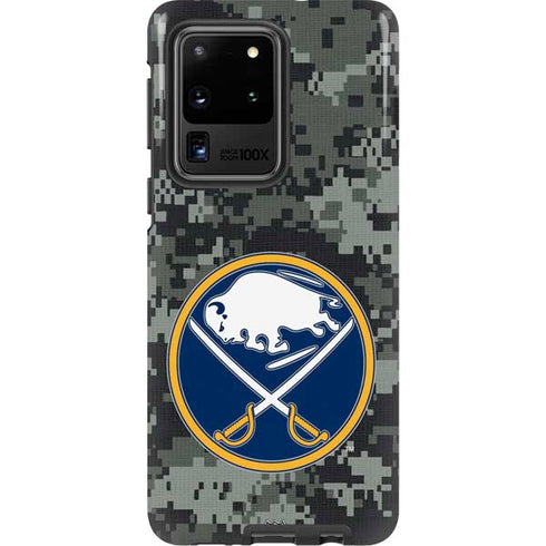 NHL Buffalo Sabres Camo Galaxy S20 Ultra 5G Pro Case