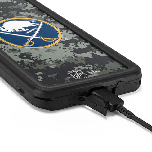 NHL Buffalo Sabres Camo Galaxy S20 Waterproof Case