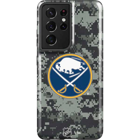 NHL Buffalo Sabres Camo Galaxy S21 Ultra 5G Pro Case