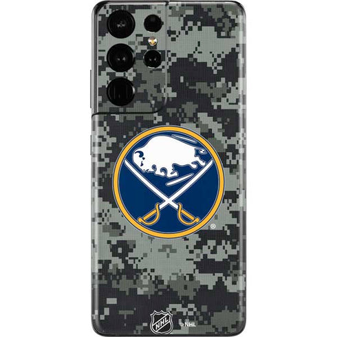 NHL Buffalo Sabres Camo Galaxy S21 Ultra 5G Skin