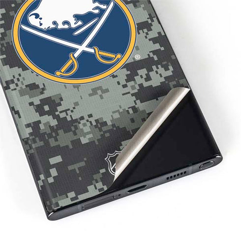 NHL Buffalo Sabres Camo Galaxy S22 Ultra Skin