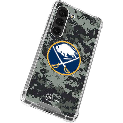 NHL Buffalo Sabres Camo Galaxy S23 Clear Case