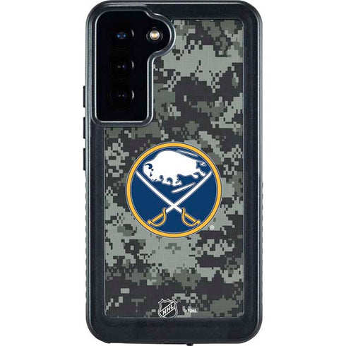 NHL Buffalo Sabres Camo Galaxy S23 Plus Waterproof Case