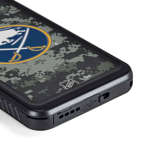 NHL Buffalo Sabres Camo Galaxy S23 Plus Waterproof Case